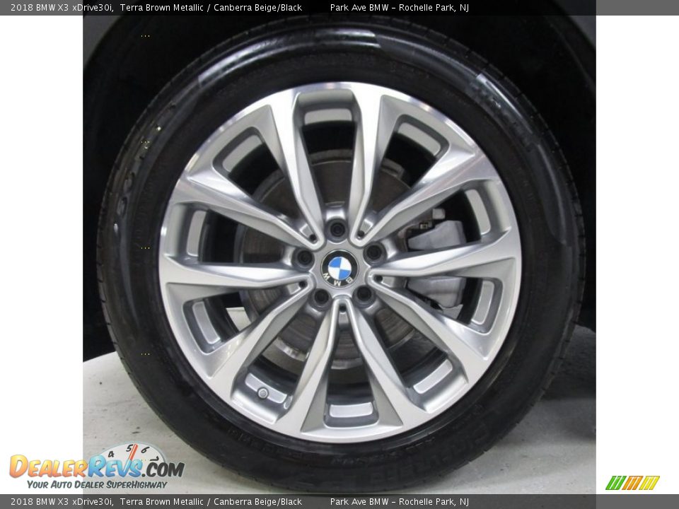 2018 BMW X3 xDrive30i Terra Brown Metallic / Canberra Beige/Black Photo #30
