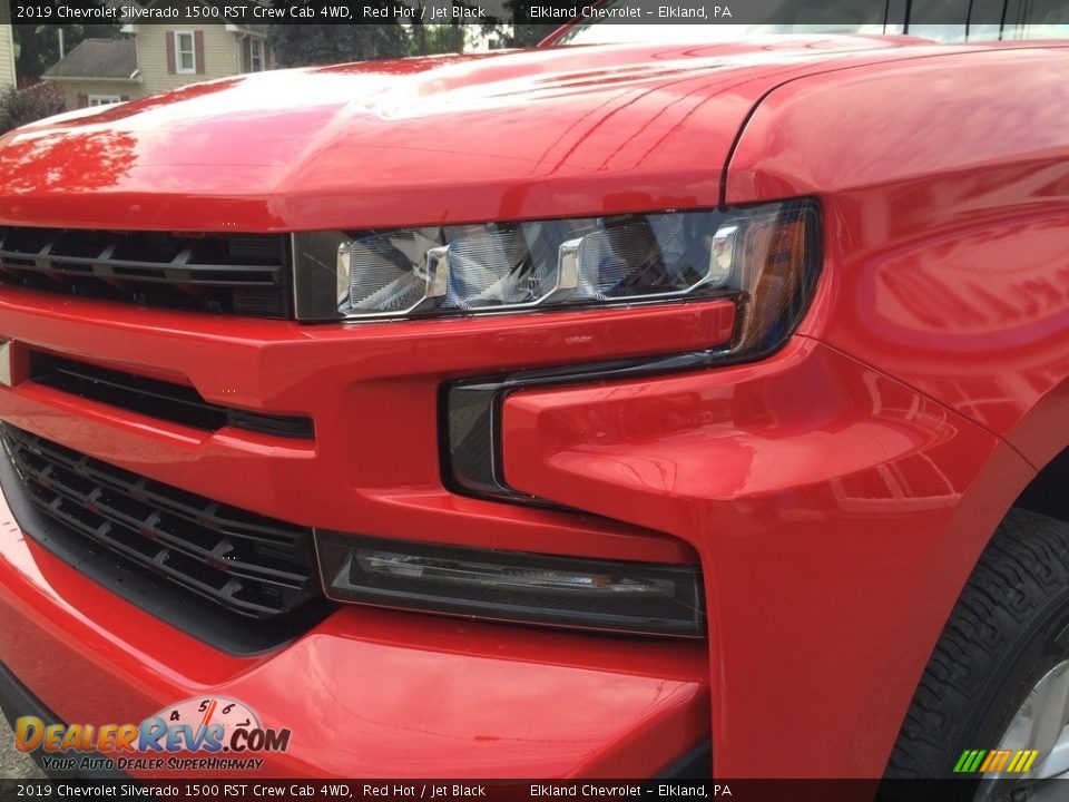 2019 Chevrolet Silverado 1500 RST Crew Cab 4WD Red Hot / Jet Black Photo #11