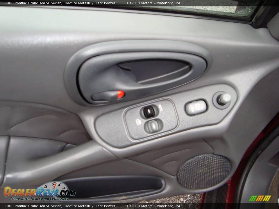 2000 Pontiac Grand Am SE Sedan Redfire Metallic / Dark Pewter Photo #13
