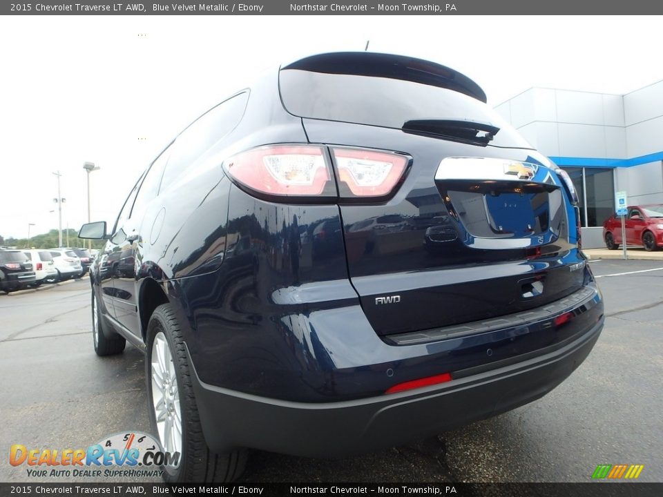 2015 Chevrolet Traverse LT AWD Blue Velvet Metallic / Ebony Photo #5
