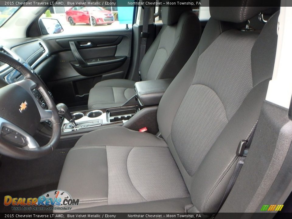 2015 Chevrolet Traverse LT AWD Blue Velvet Metallic / Ebony Photo #20