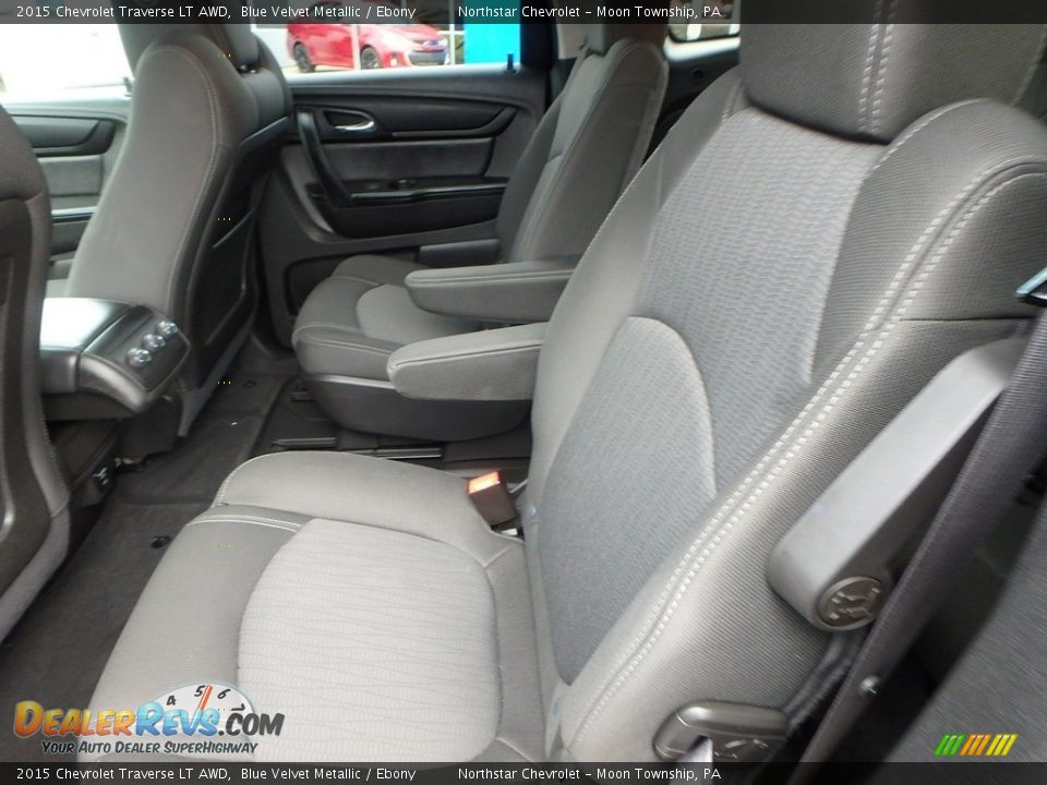 2015 Chevrolet Traverse LT AWD Blue Velvet Metallic / Ebony Photo #21