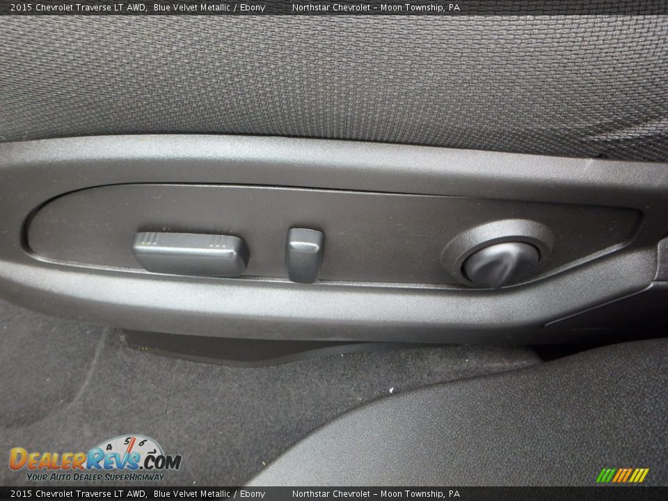 2015 Chevrolet Traverse LT AWD Blue Velvet Metallic / Ebony Photo #26