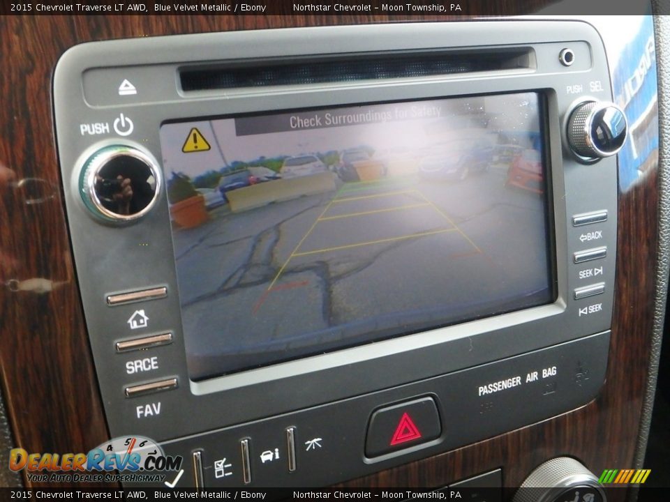 2015 Chevrolet Traverse LT AWD Blue Velvet Metallic / Ebony Photo #30
