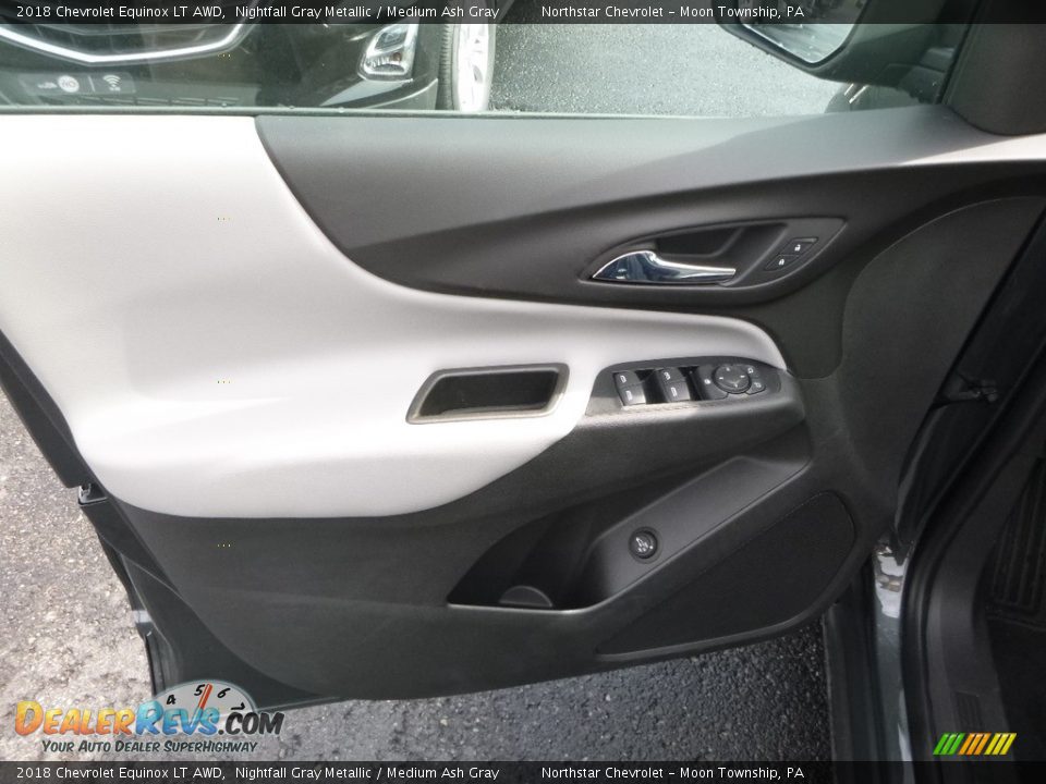 2018 Chevrolet Equinox LT AWD Nightfall Gray Metallic / Medium Ash Gray Photo #14