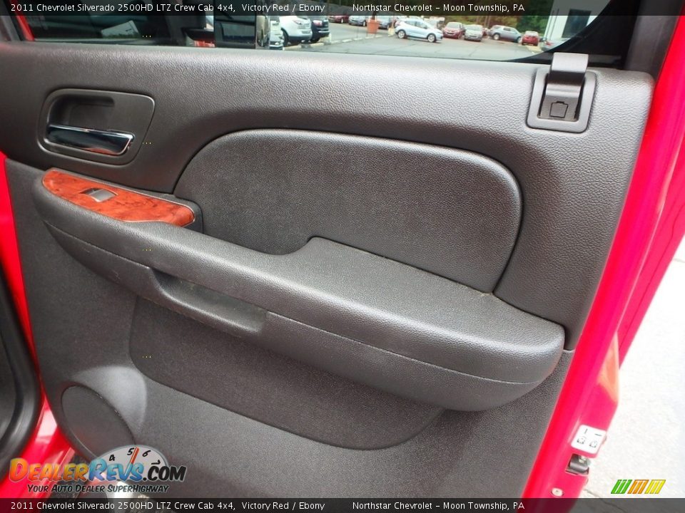 2011 Chevrolet Silverado 2500HD LTZ Crew Cab 4x4 Victory Red / Ebony Photo #20