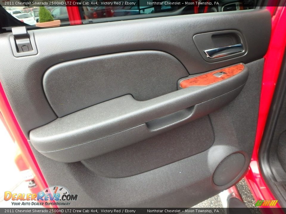 2011 Chevrolet Silverado 2500HD LTZ Crew Cab 4x4 Victory Red / Ebony Photo #24