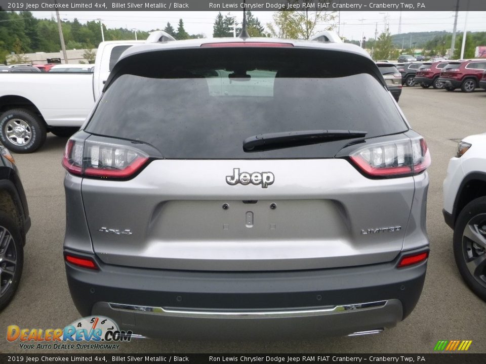2019 Jeep Cherokee Limited 4x4 Billet Silver Metallic / Black Photo #3