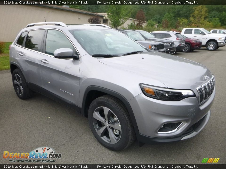 2019 Jeep Cherokee Limited 4x4 Billet Silver Metallic / Black Photo #5
