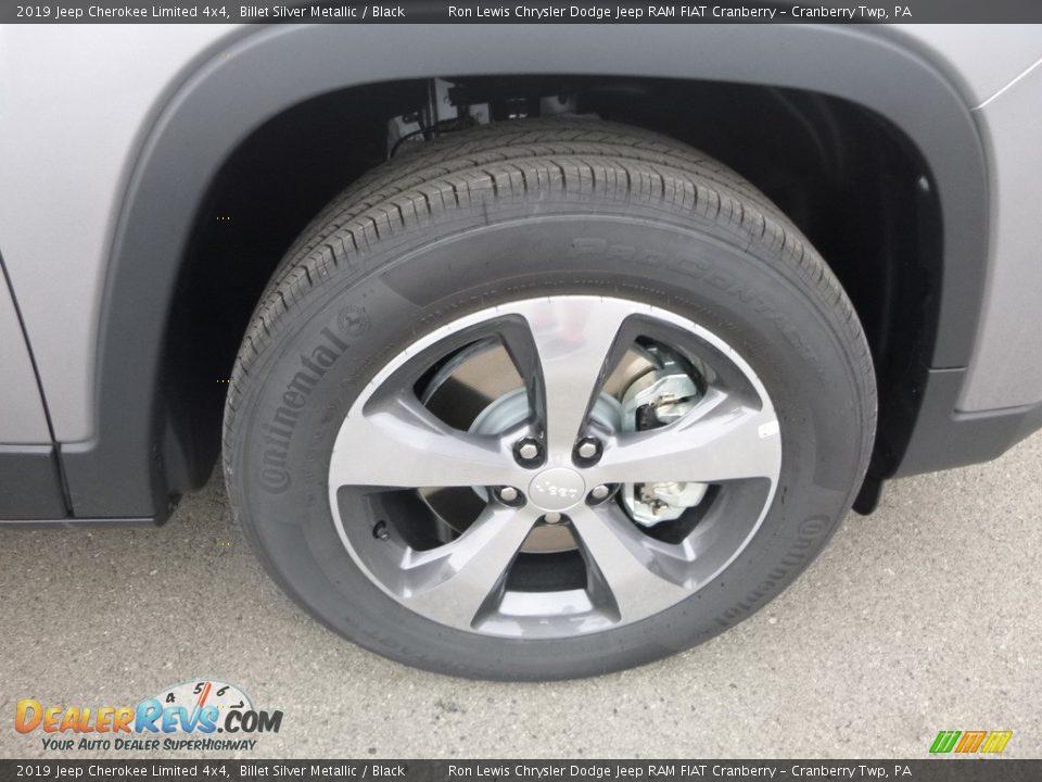 2019 Jeep Cherokee Limited 4x4 Billet Silver Metallic / Black Photo #6