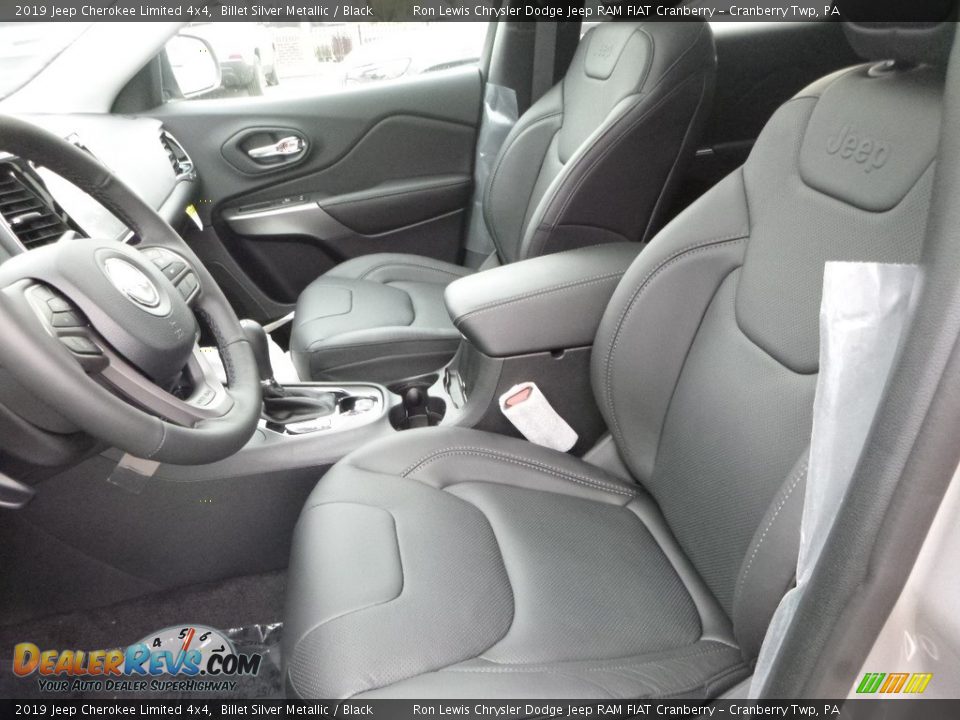 2019 Jeep Cherokee Limited 4x4 Billet Silver Metallic / Black Photo #13