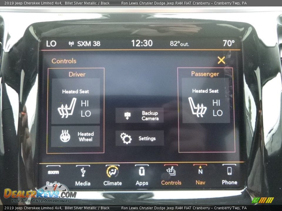 2019 Jeep Cherokee Limited 4x4 Billet Silver Metallic / Black Photo #20