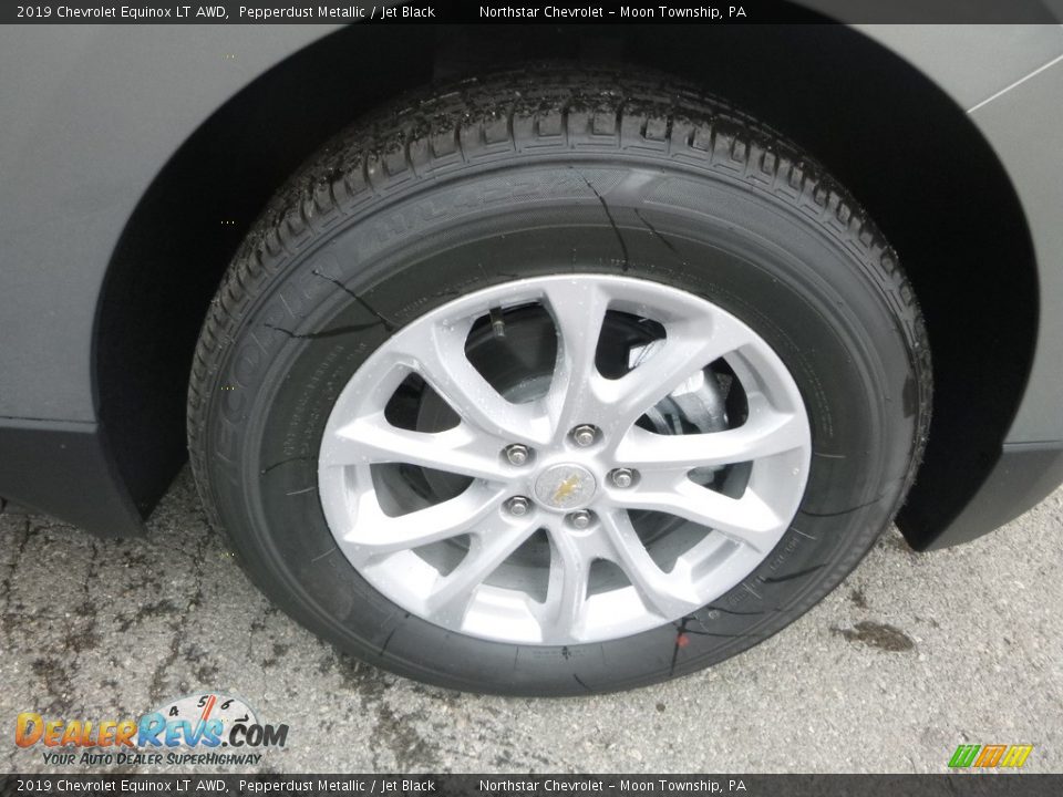 2019 Chevrolet Equinox LT AWD Pepperdust Metallic / Jet Black Photo #9