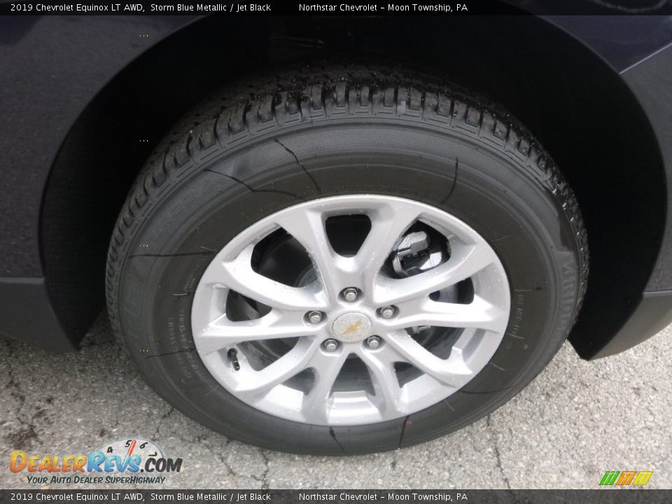 2019 Chevrolet Equinox LT AWD Storm Blue Metallic / Jet Black Photo #9