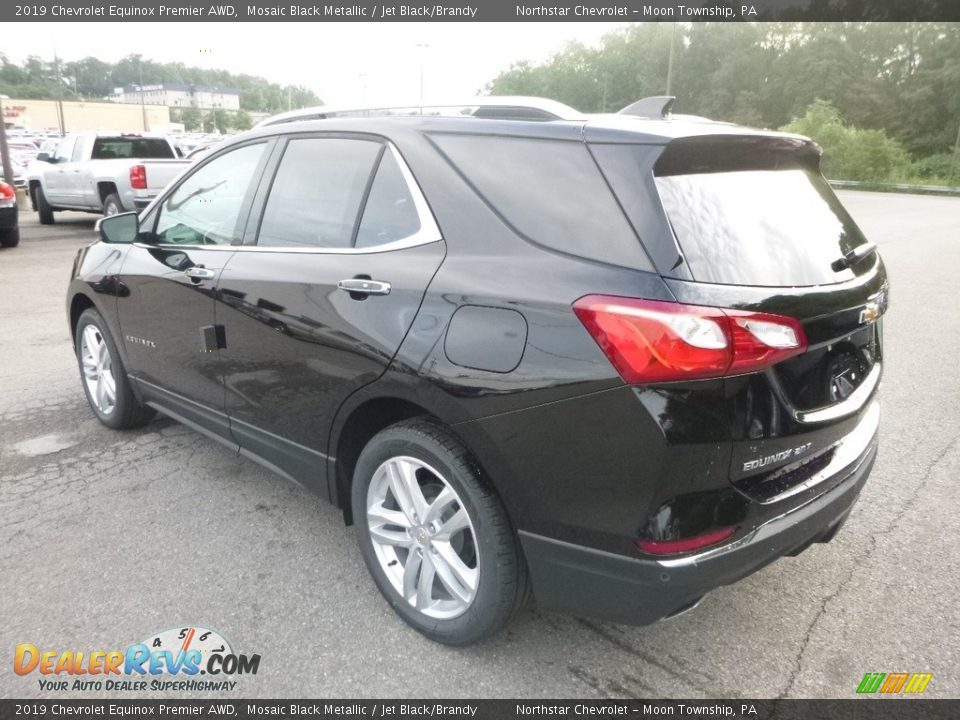 2019 Chevrolet Equinox Premier AWD Mosaic Black Metallic / Jet Black/Brandy Photo #3
