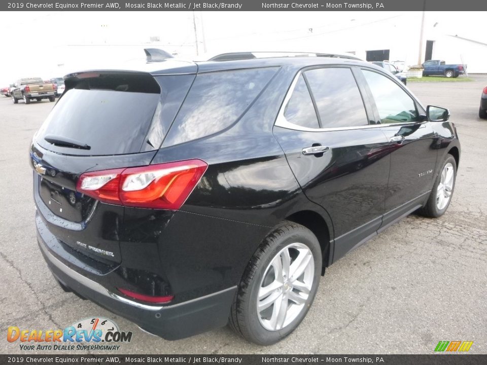 2019 Chevrolet Equinox Premier AWD Mosaic Black Metallic / Jet Black/Brandy Photo #5