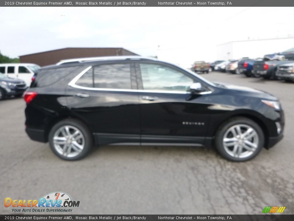 2019 Chevrolet Equinox Premier AWD Mosaic Black Metallic / Jet Black/Brandy Photo #6