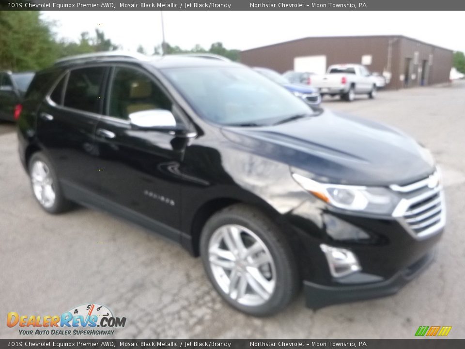 2019 Chevrolet Equinox Premier AWD Mosaic Black Metallic / Jet Black/Brandy Photo #7