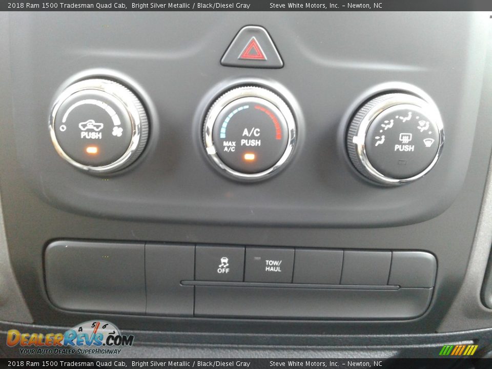 2018 Ram 1500 Tradesman Quad Cab Bright Silver Metallic / Black/Diesel Gray Photo #22