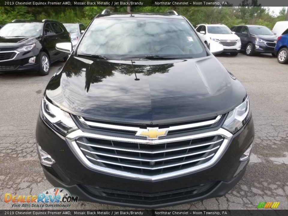 2019 Chevrolet Equinox Premier AWD Mosaic Black Metallic / Jet Black/Brandy Photo #8