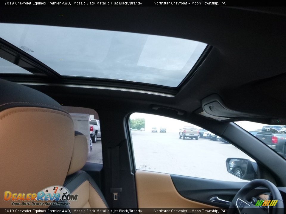 2019 Chevrolet Equinox Premier AWD Mosaic Black Metallic / Jet Black/Brandy Photo #12