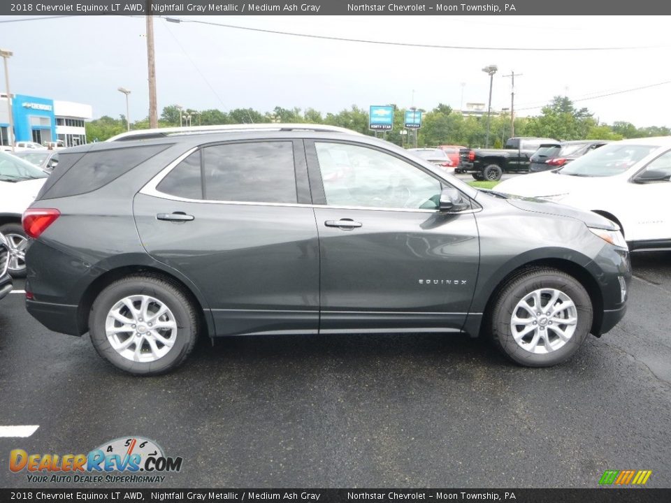 2018 Chevrolet Equinox LT AWD Nightfall Gray Metallic / Medium Ash Gray Photo #6