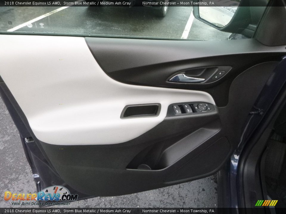 2018 Chevrolet Equinox LS AWD Storm Blue Metallic / Medium Ash Gray Photo #14