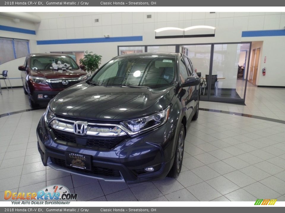 2018 Honda CR-V EX Gunmetal Metallic / Gray Photo #1