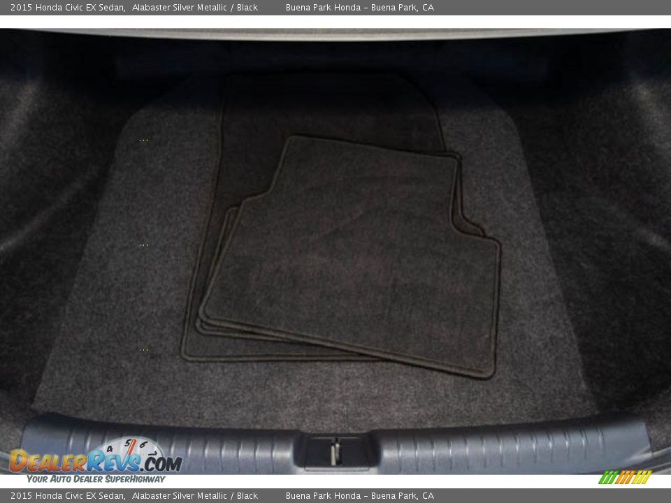 2015 Honda Civic EX Sedan Alabaster Silver Metallic / Black Photo #20