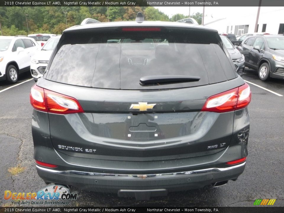 2018 Chevrolet Equinox LT AWD Nightfall Gray Metallic / Medium Ash Gray Photo #4
