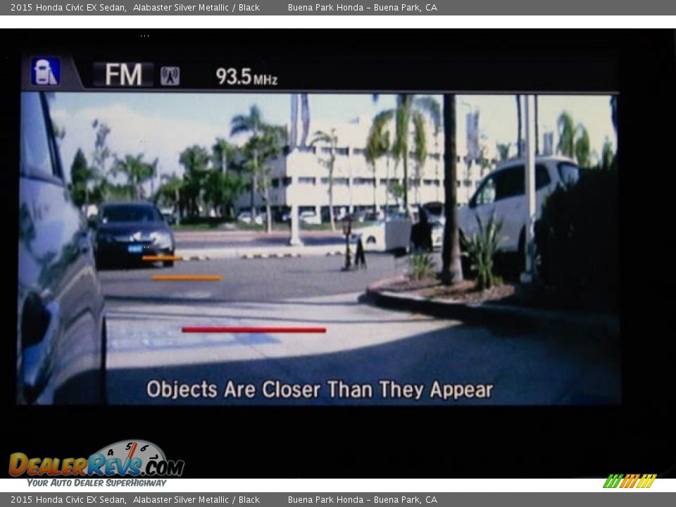 2015 Honda Civic EX Sedan Alabaster Silver Metallic / Black Photo #27