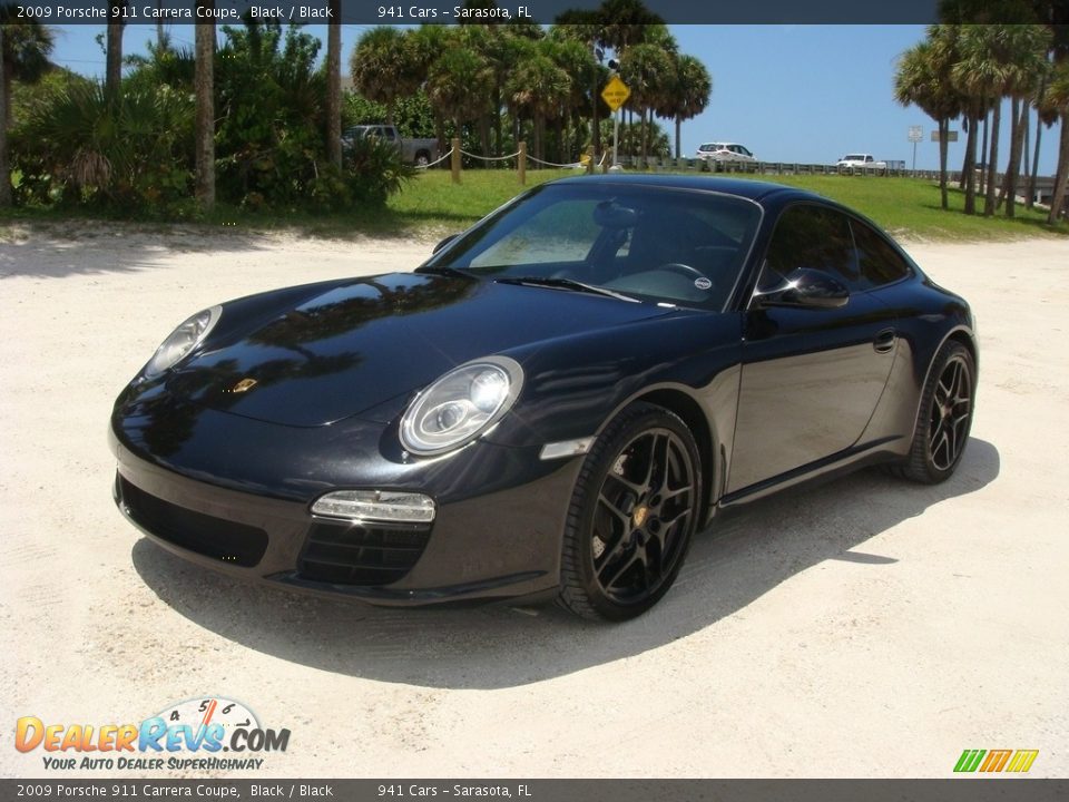 2009 Porsche 911 Carrera Coupe Black / Black Photo #3