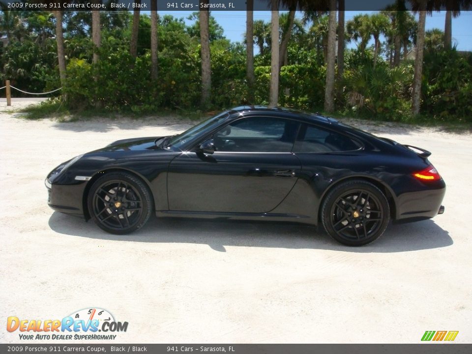 2009 Porsche 911 Carrera Coupe Black / Black Photo #4