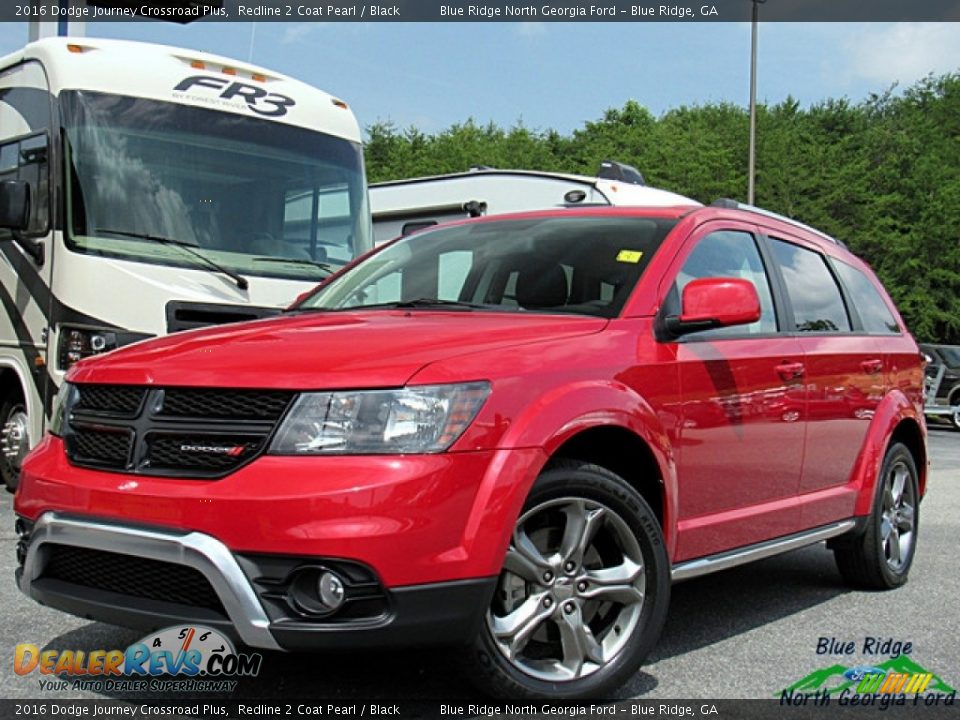 2016 Dodge Journey Crossroad Plus Redline 2 Coat Pearl / Black Photo #1