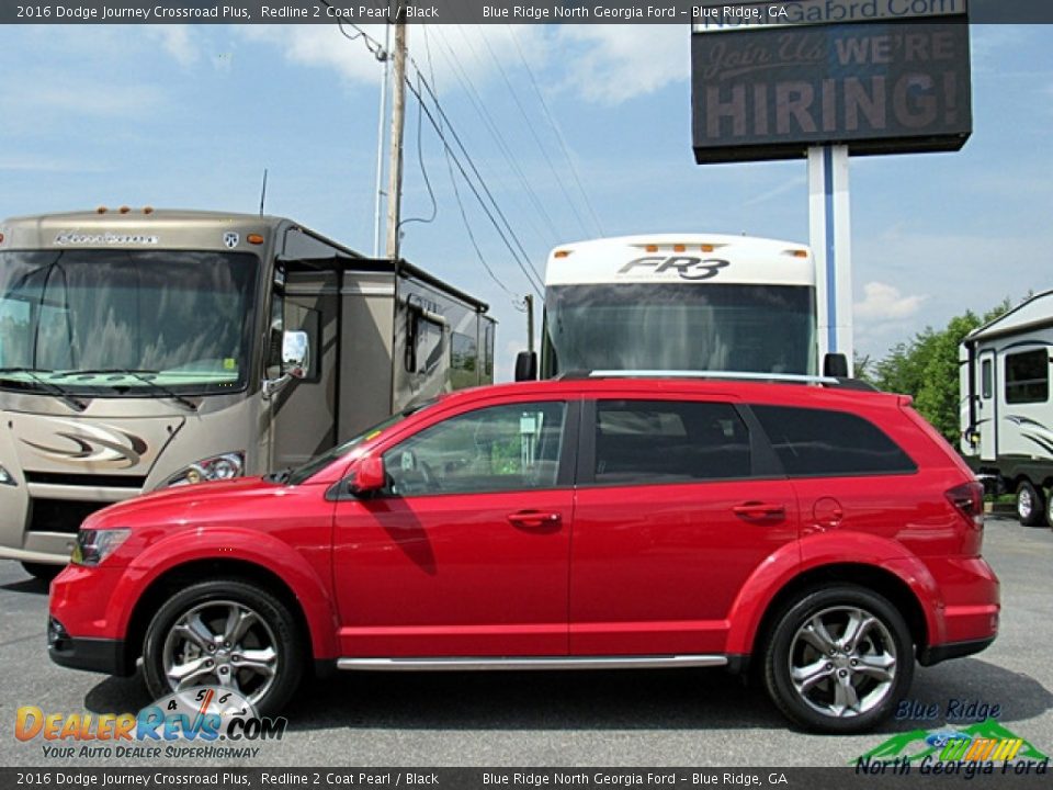 2016 Dodge Journey Crossroad Plus Redline 2 Coat Pearl / Black Photo #2