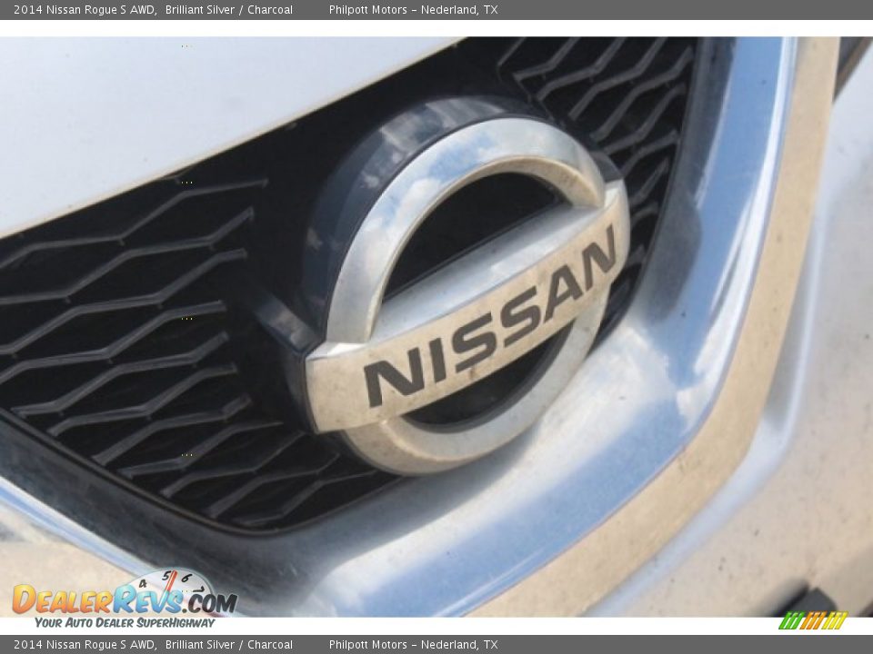 2014 Nissan Rogue S AWD Brilliant Silver / Charcoal Photo #11