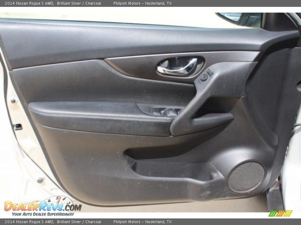 2014 Nissan Rogue S AWD Brilliant Silver / Charcoal Photo #12