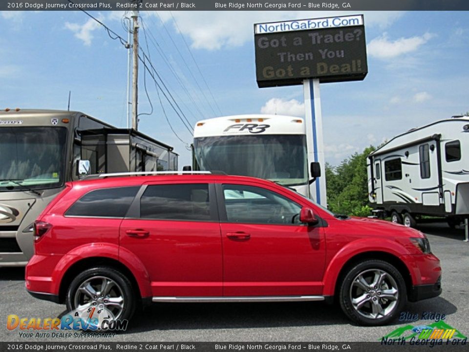 2016 Dodge Journey Crossroad Plus Redline 2 Coat Pearl / Black Photo #6