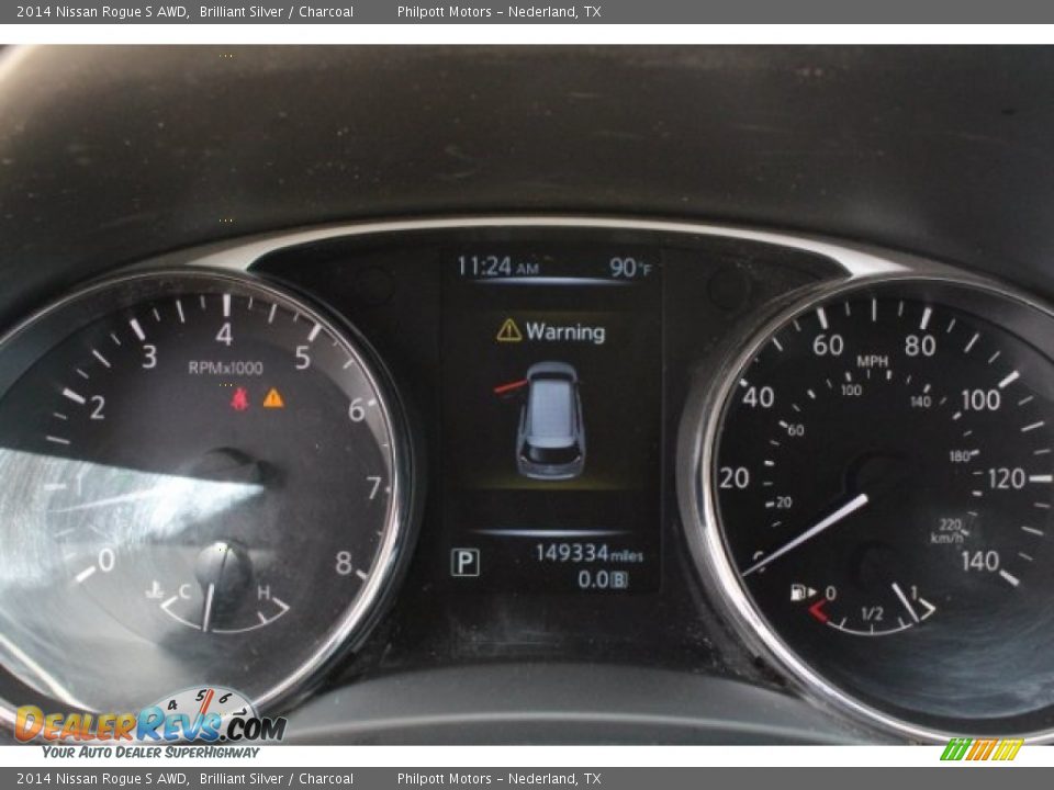 2014 Nissan Rogue S AWD Brilliant Silver / Charcoal Photo #20