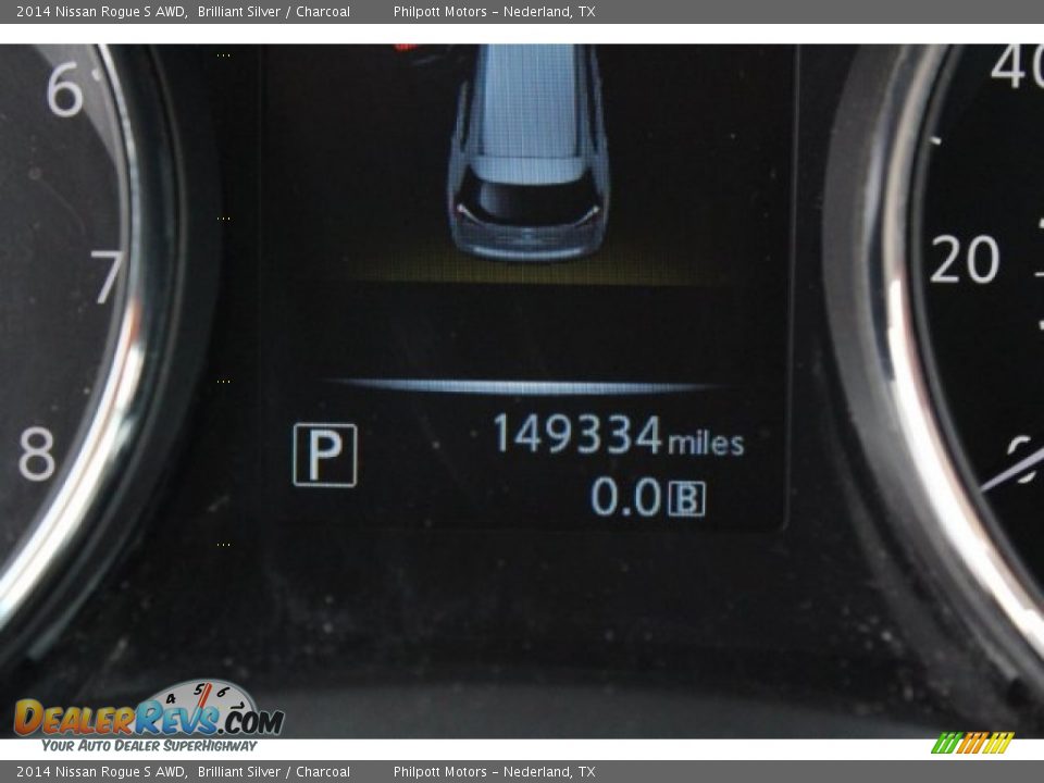 2014 Nissan Rogue S AWD Brilliant Silver / Charcoal Photo #21