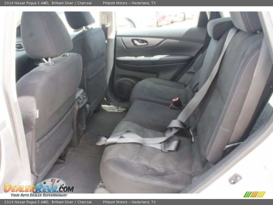 2014 Nissan Rogue S AWD Brilliant Silver / Charcoal Photo #24