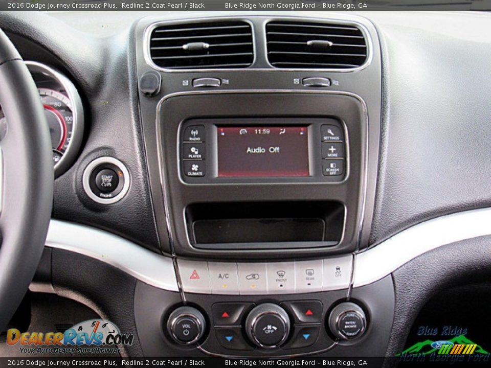 2016 Dodge Journey Crossroad Plus Redline 2 Coat Pearl / Black Photo #16