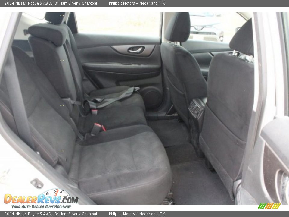2014 Nissan Rogue S AWD Brilliant Silver / Charcoal Photo #29