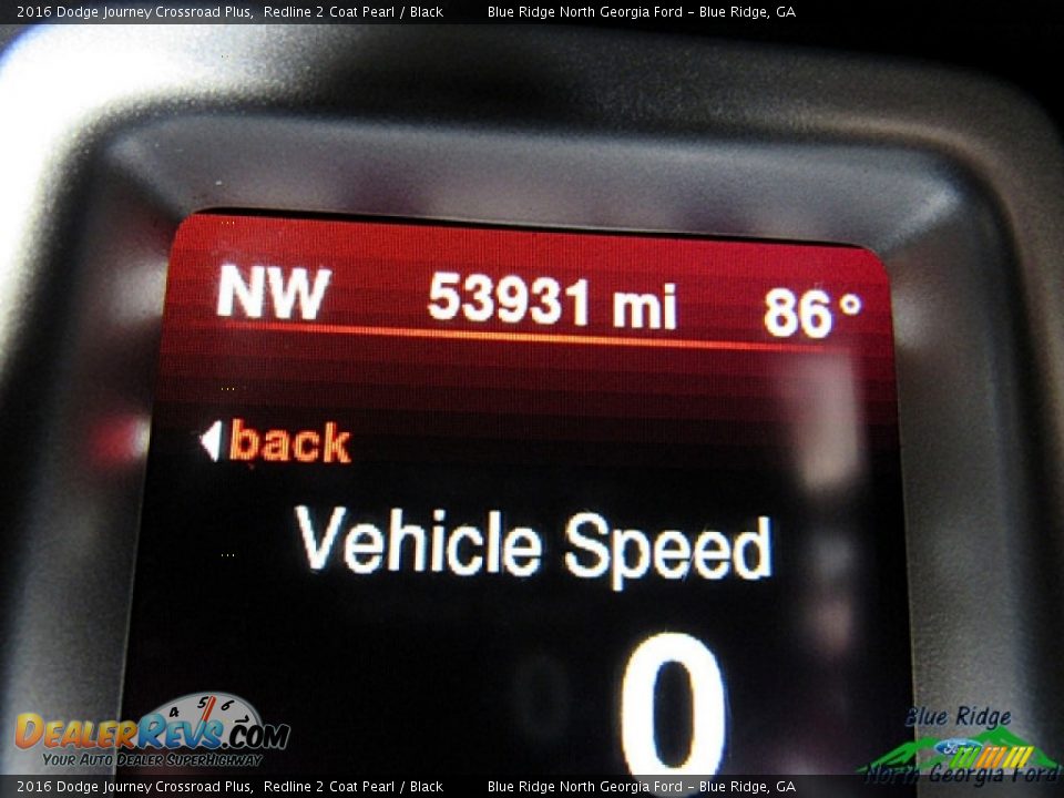 2016 Dodge Journey Crossroad Plus Redline 2 Coat Pearl / Black Photo #18