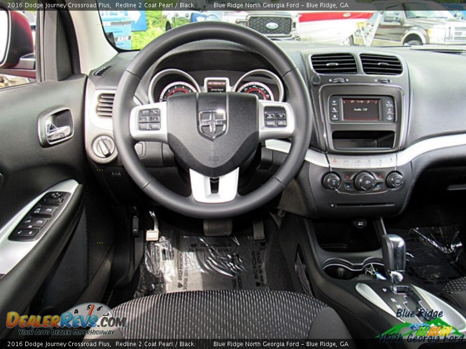 2016 Dodge Journey Crossroad Plus Redline 2 Coat Pearl / Black Photo #21