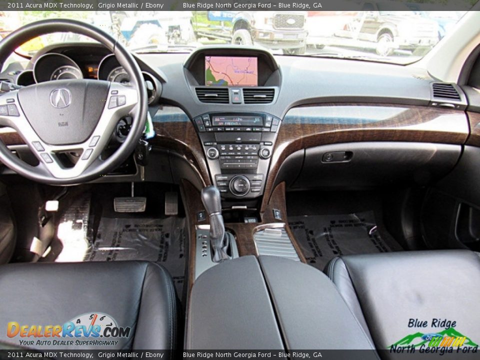 2011 Acura MDX Technology Grigio Metallic / Ebony Photo #19