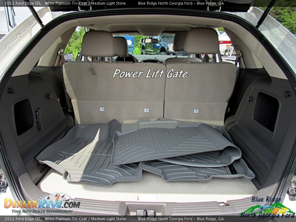 2011 Ford Edge SEL White Platinum Tri-Coat / Medium Light Stone Photo #13