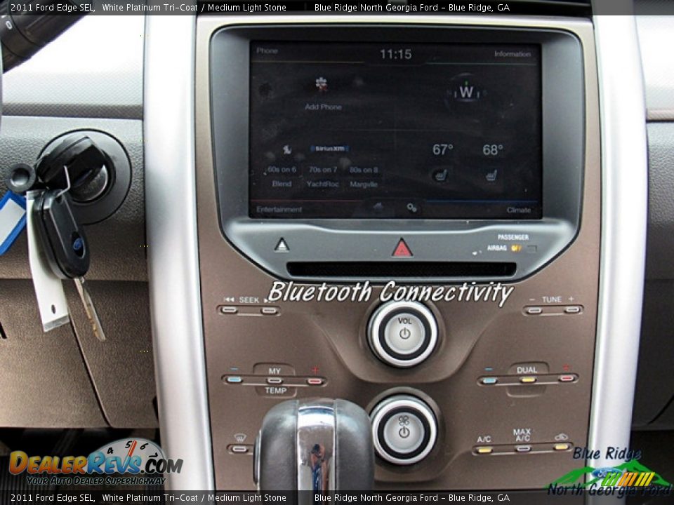 2011 Ford Edge SEL White Platinum Tri-Coat / Medium Light Stone Photo #19