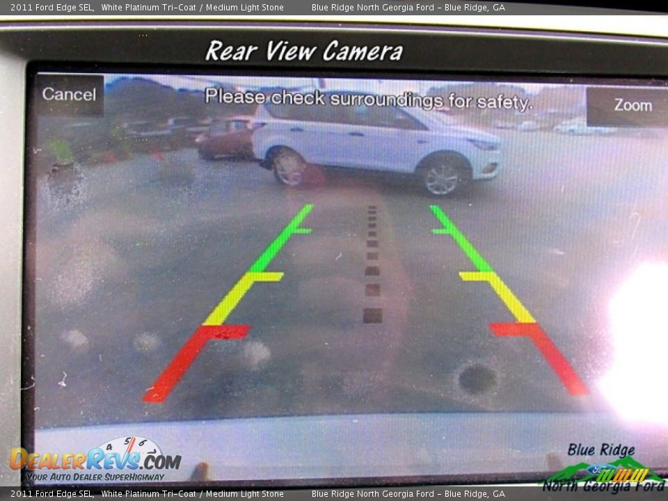 2011 Ford Edge SEL White Platinum Tri-Coat / Medium Light Stone Photo #21
