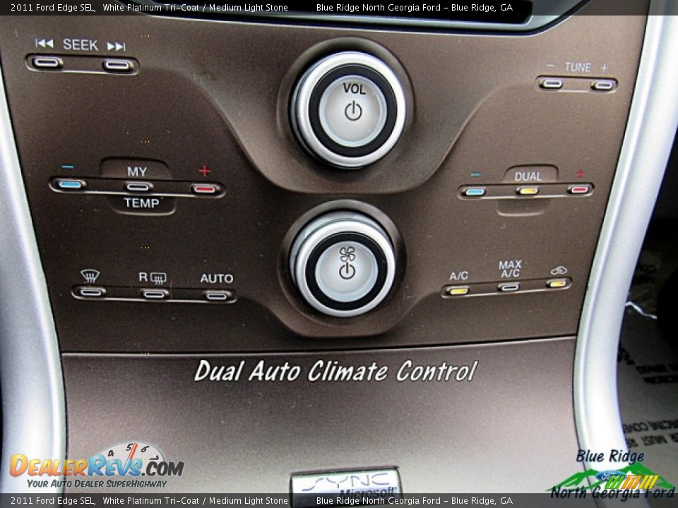 2011 Ford Edge SEL White Platinum Tri-Coat / Medium Light Stone Photo #22